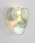 Opalara Pink Capiz Shell Wall Lamp