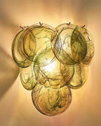 Opalara Pink Capiz Shell Wall Lamp