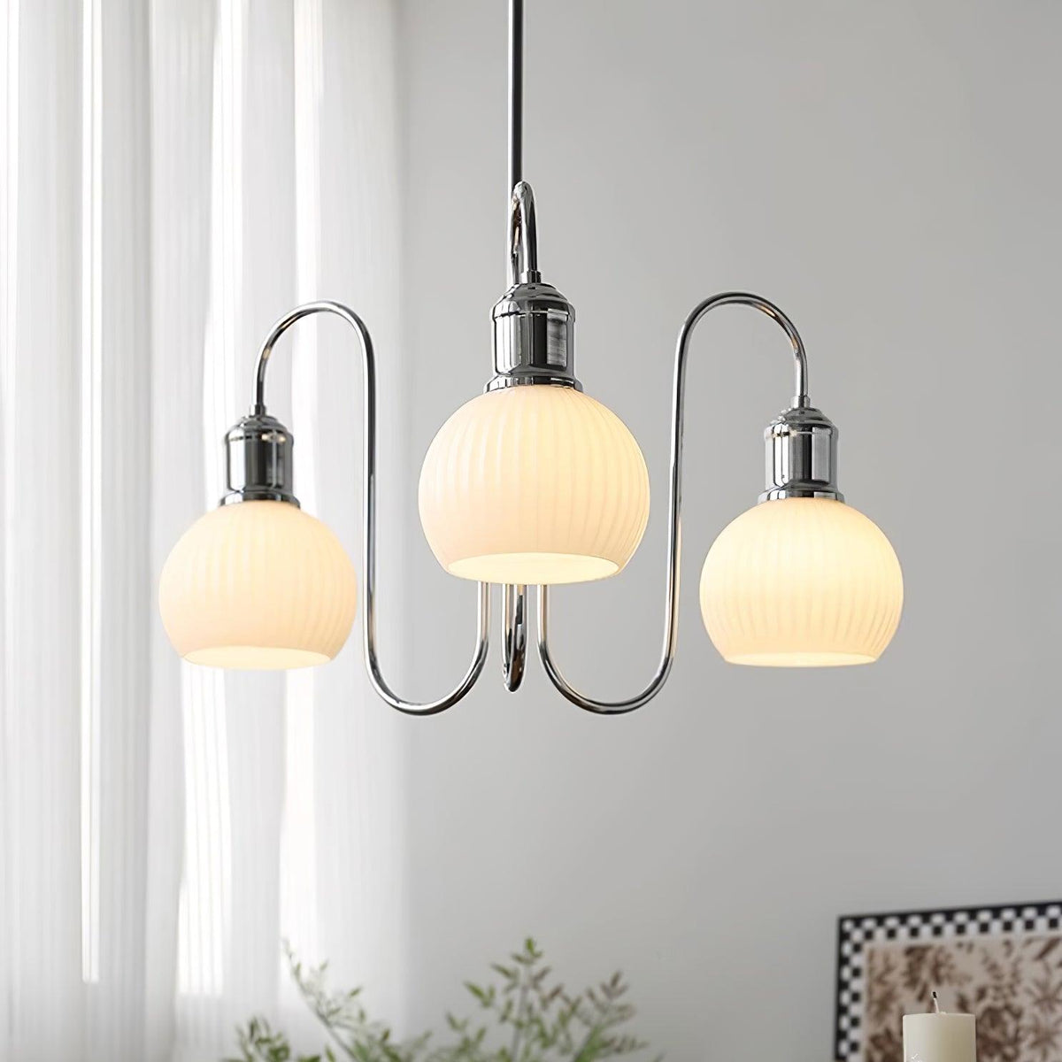 Tamara Mid-Century Revival Globe Chandelier