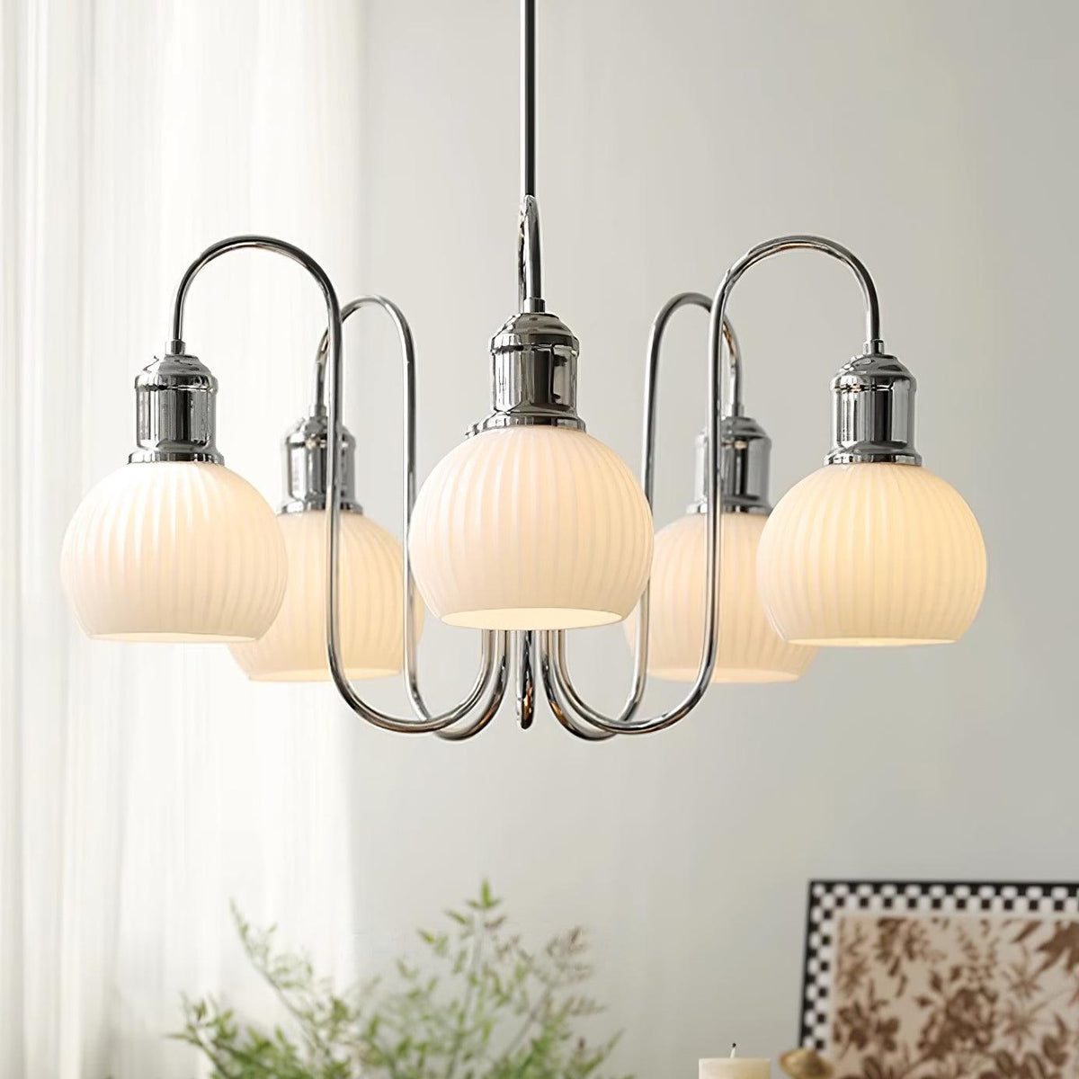 Tamara Mid-Century Revival Globe Chandelier