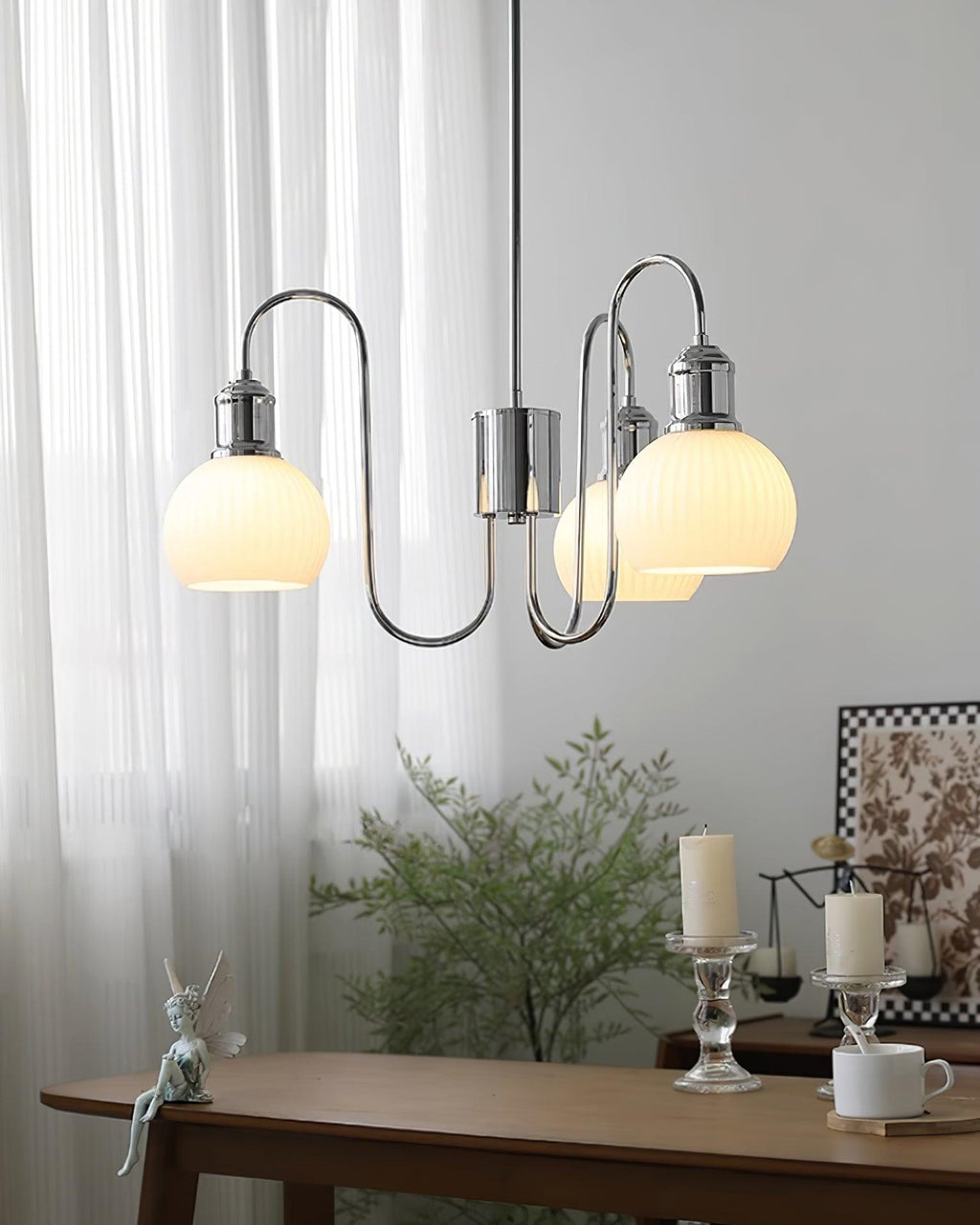 Tamara Mid-Century Revival Globe Chandelier