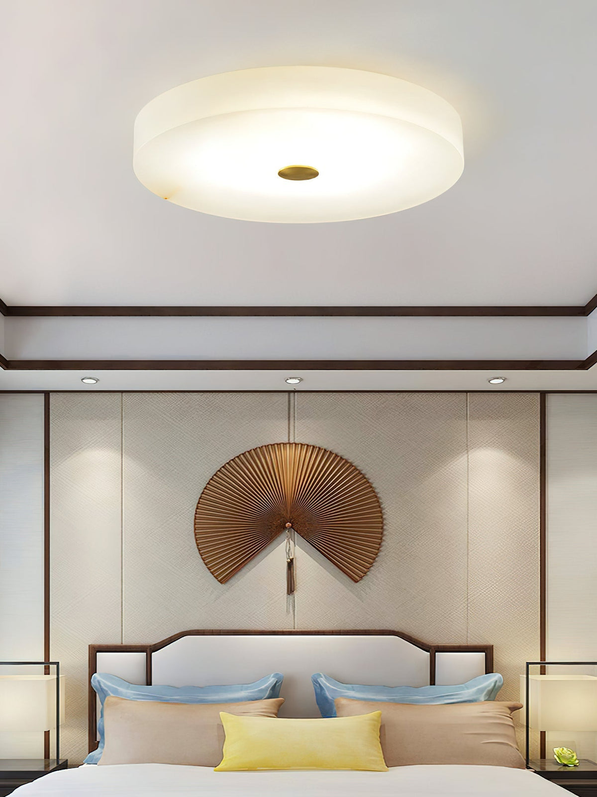 Unorir Modern Minimalist Alabaster Ceiling Light