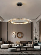 Lustra Chandelier Geometric Crystal LED Elegant