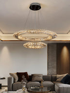 Lustra Chandelier Geometric Crystal LED Elegant