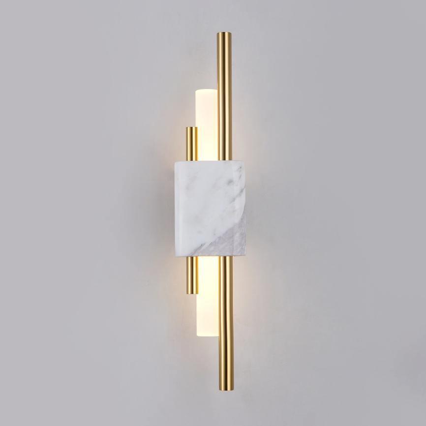 Trista Premium Nordic Art Plug In Marble Wall Light