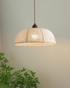 Evano Woven Dome Pendant Light