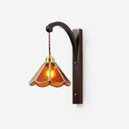 Clario Tavelle Wall Lamp flower-like Glass