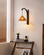 Clario Tavelle Wall Lamp flower-like Glass
