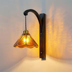 Clario Tavelle Wall Lamp flower-like Glass