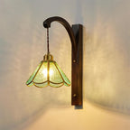 Clario Tavelle Wall Lamp flower-like Glass