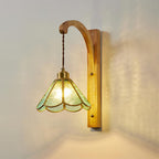 Clario Tavelle Wall Lamp flower-like Glass