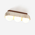 Ritta Ceiling Light  Travertine Rectangular