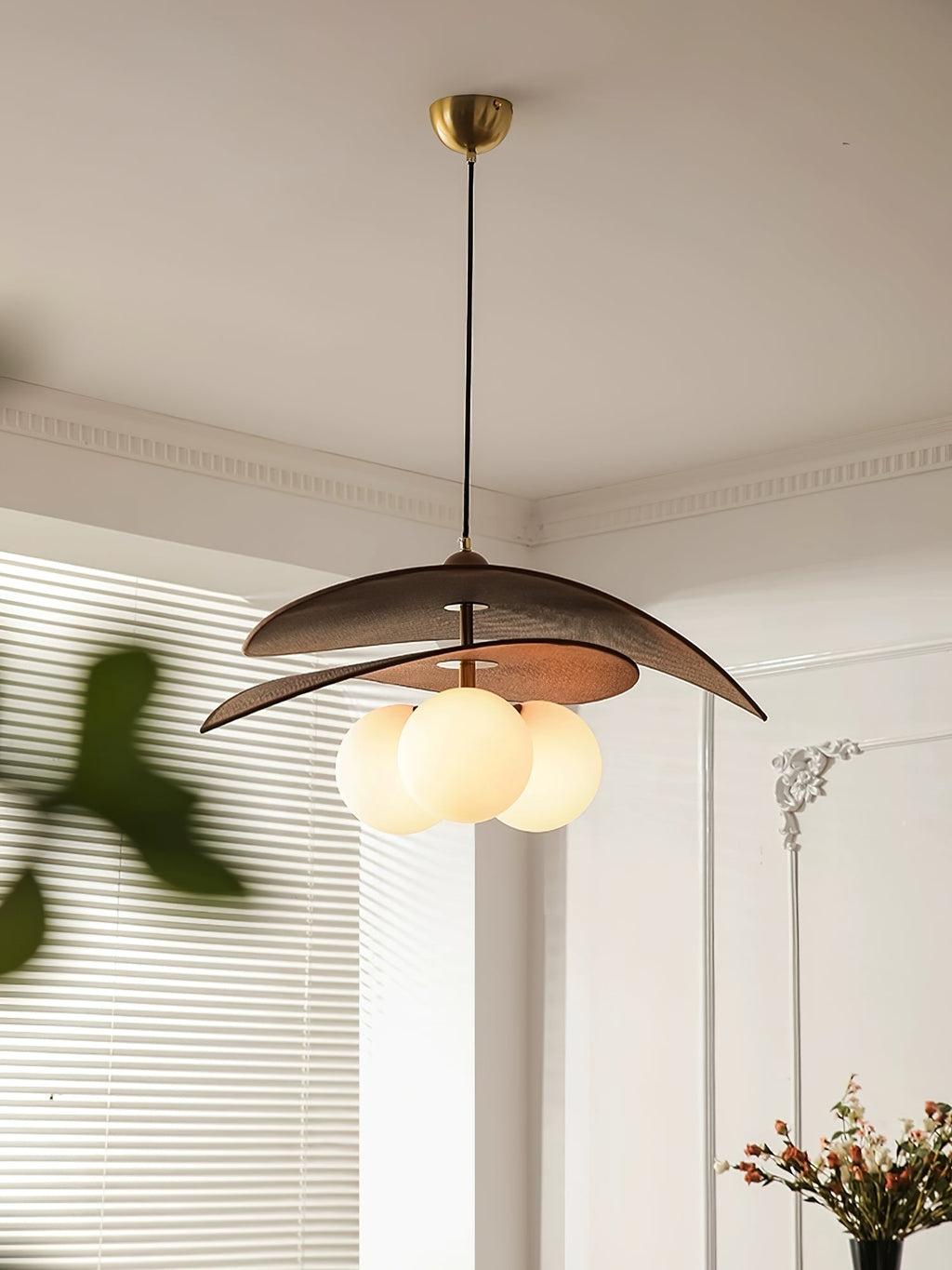 Terra Modern Minimalist Wood Pendant Light