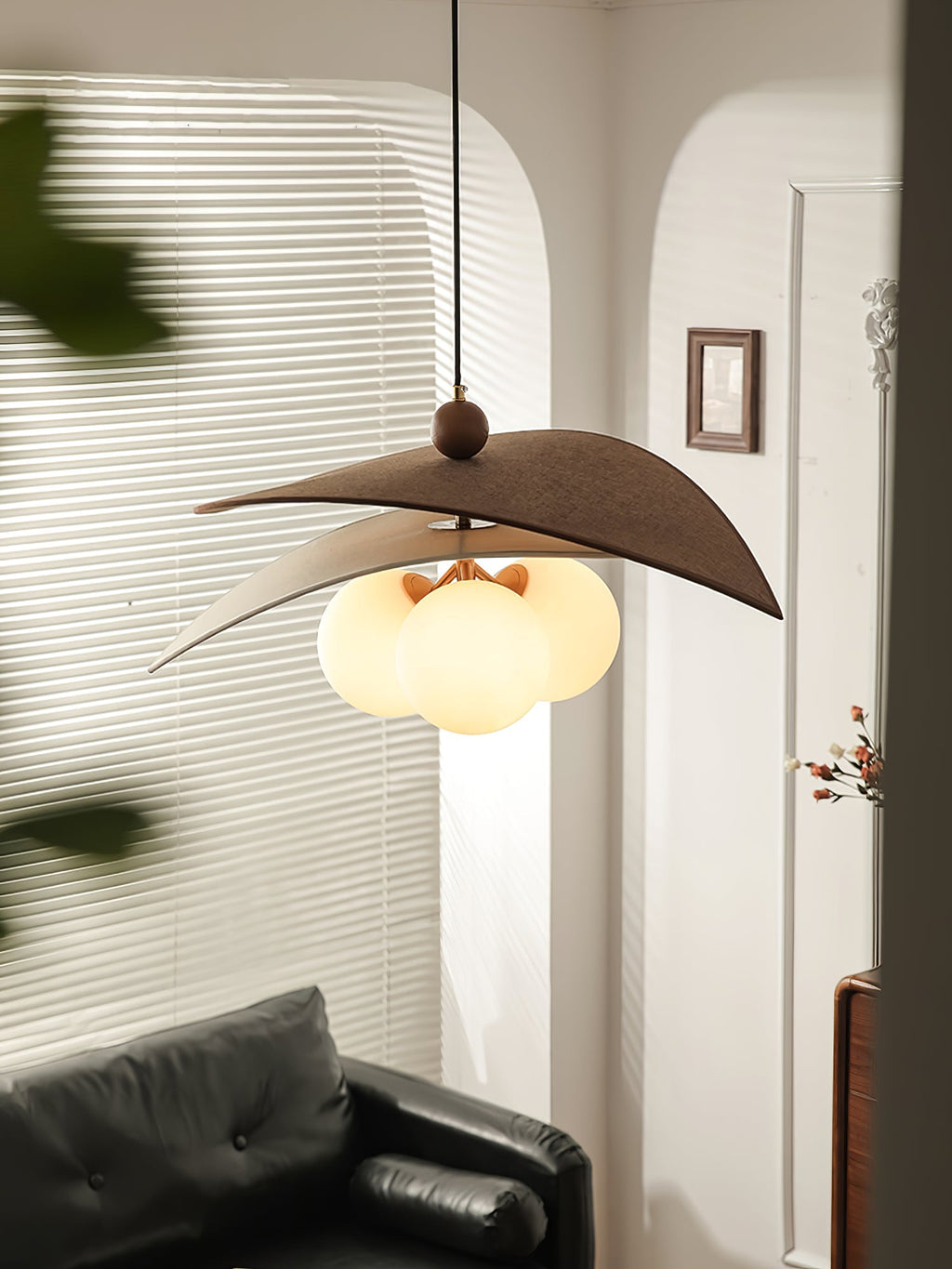 Terra Modern Minimalist Wood Pendant Light