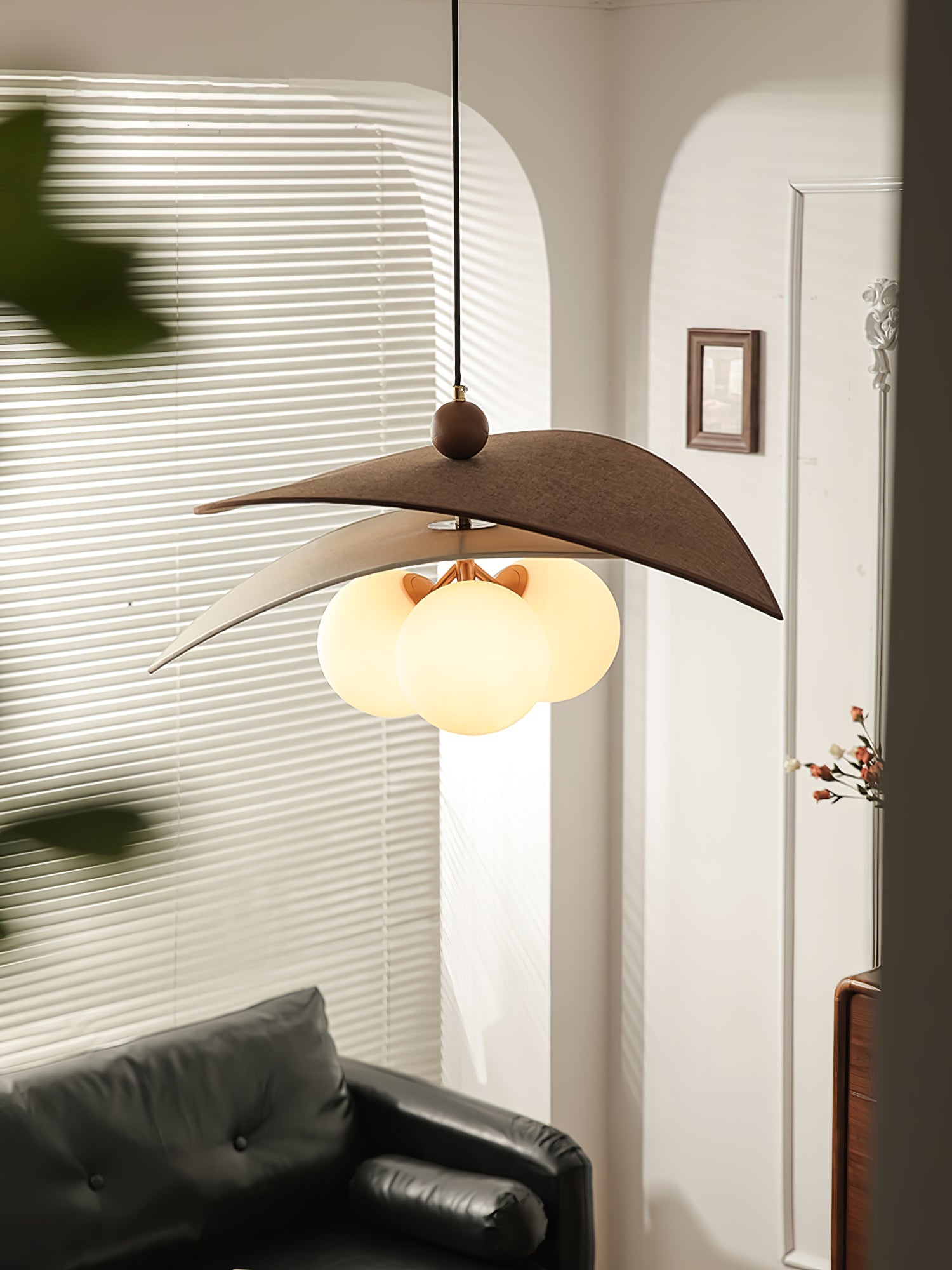Terra Modern Minimalist Wood Pendant Light