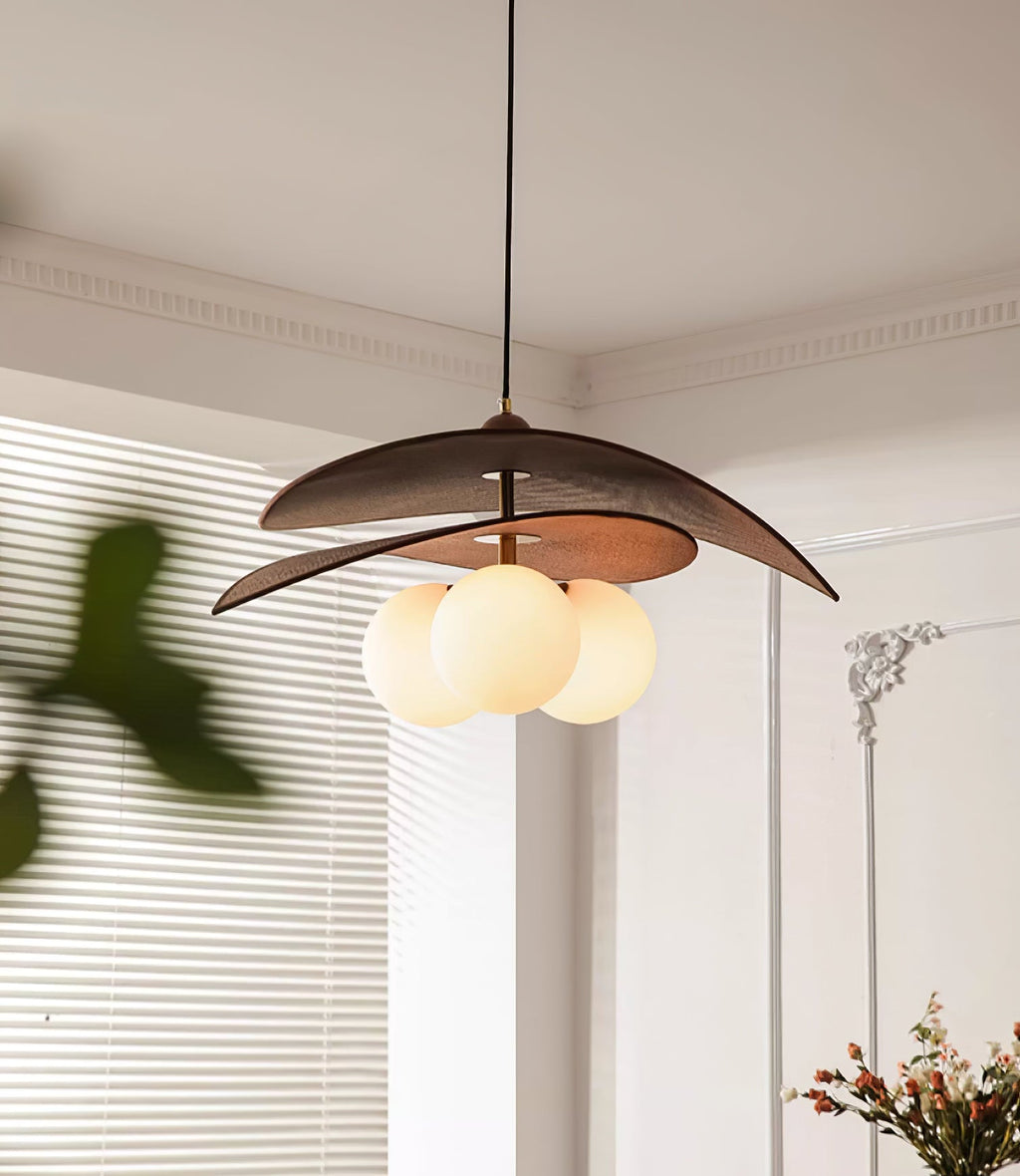 Terra Modern Minimalist Wood Pendant Light