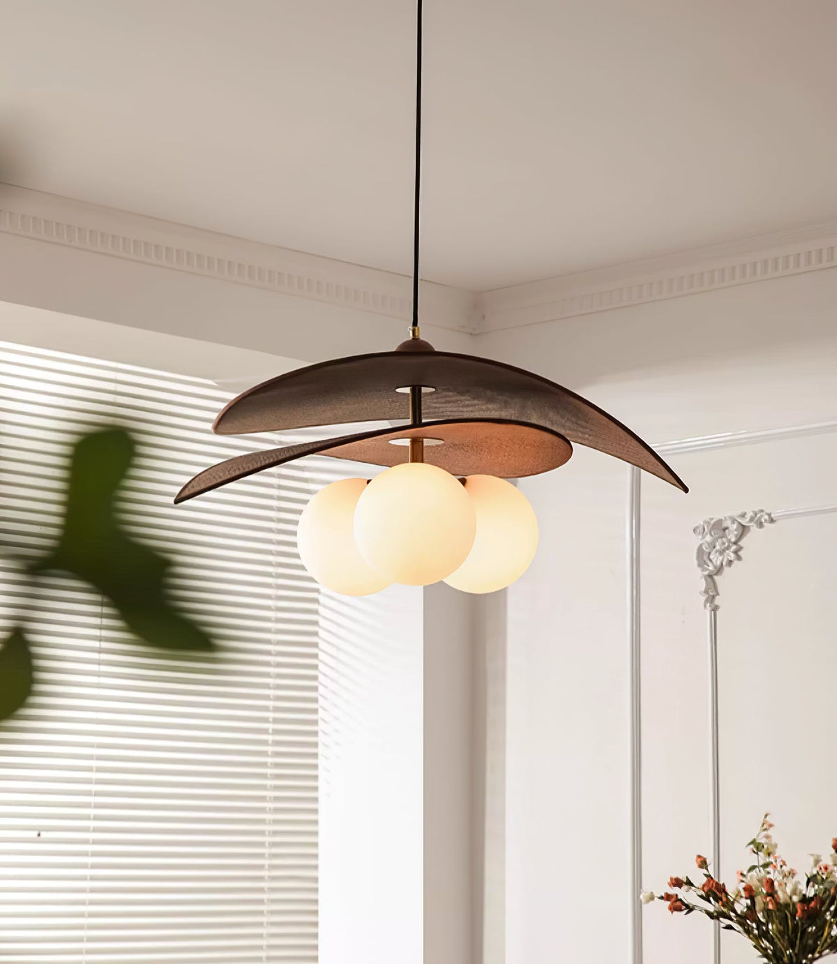 Terra Modern Minimalist Wood Pendant Light