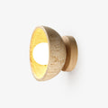 Vacaris Half-Dome Travertine Wall Light