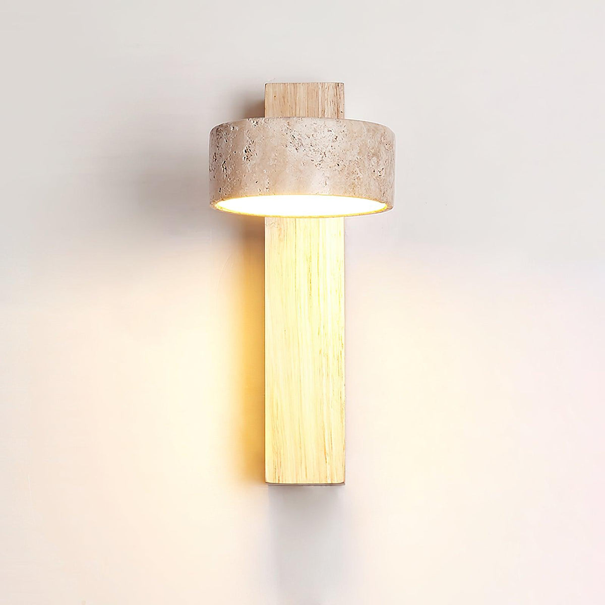 Ritta  Wall Light Travertine Wood - image 13