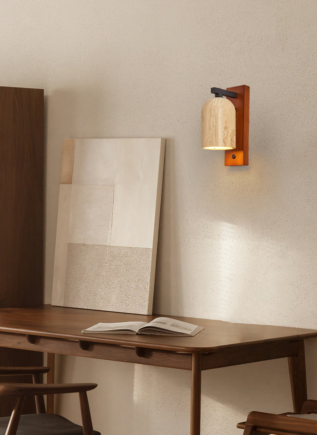 Cole Wall Light Travertine