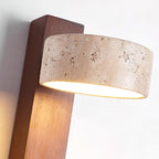 Ritta  Wall Light Travertine Wood - image 14