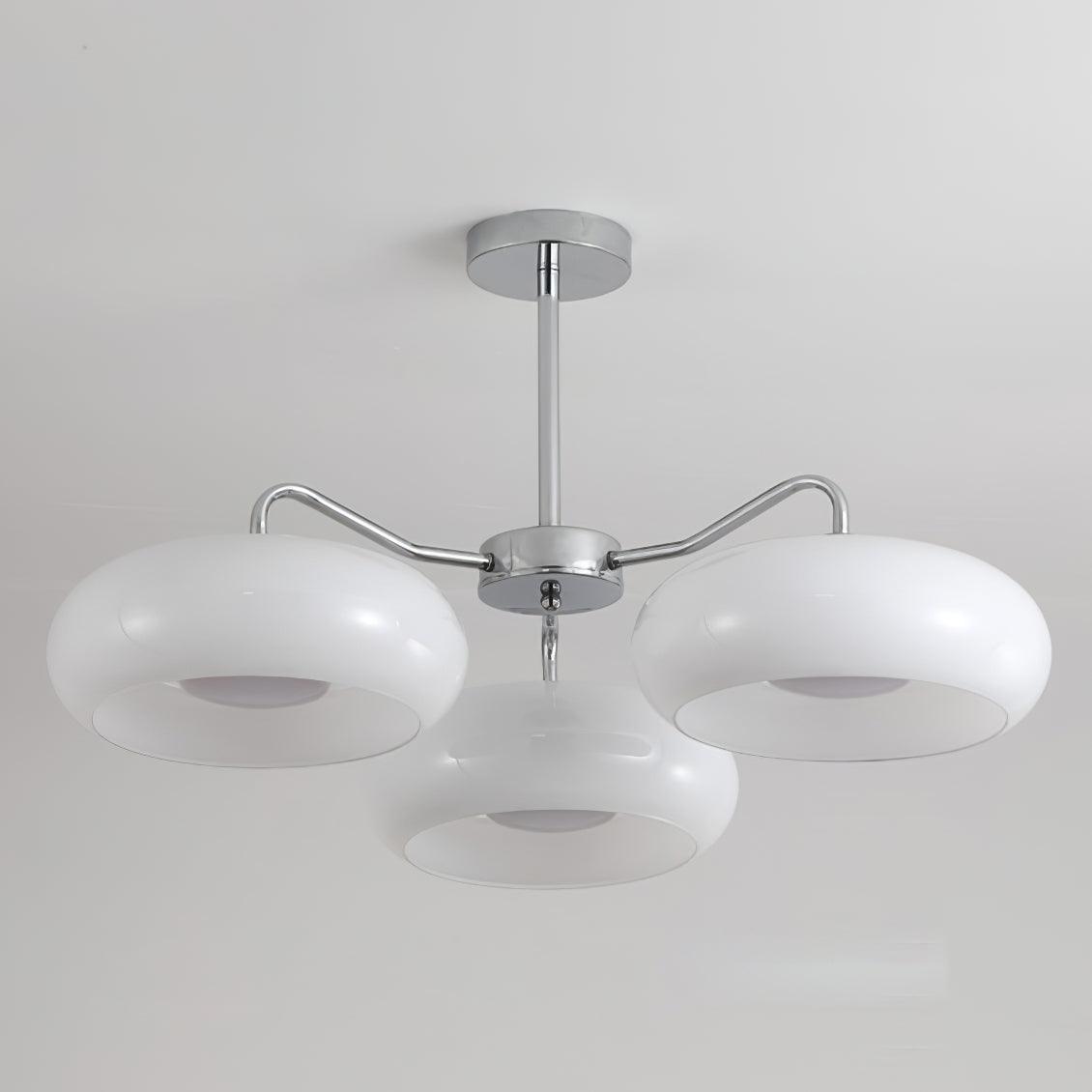 Tetra Ceiling Lamp Triple Globe Retro Modern Living Room