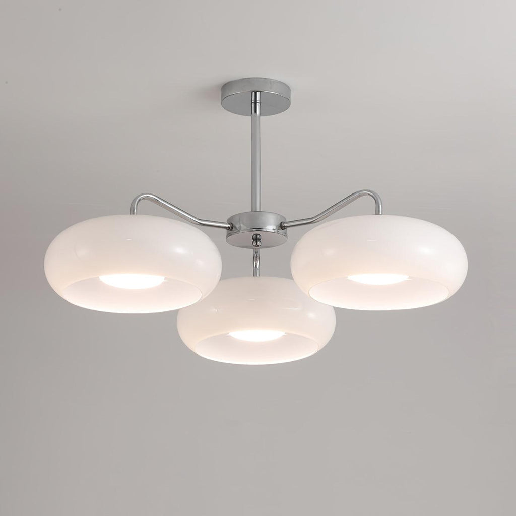 Tetra Ceiling Lamp Triple Globe Retro Modern Living Room