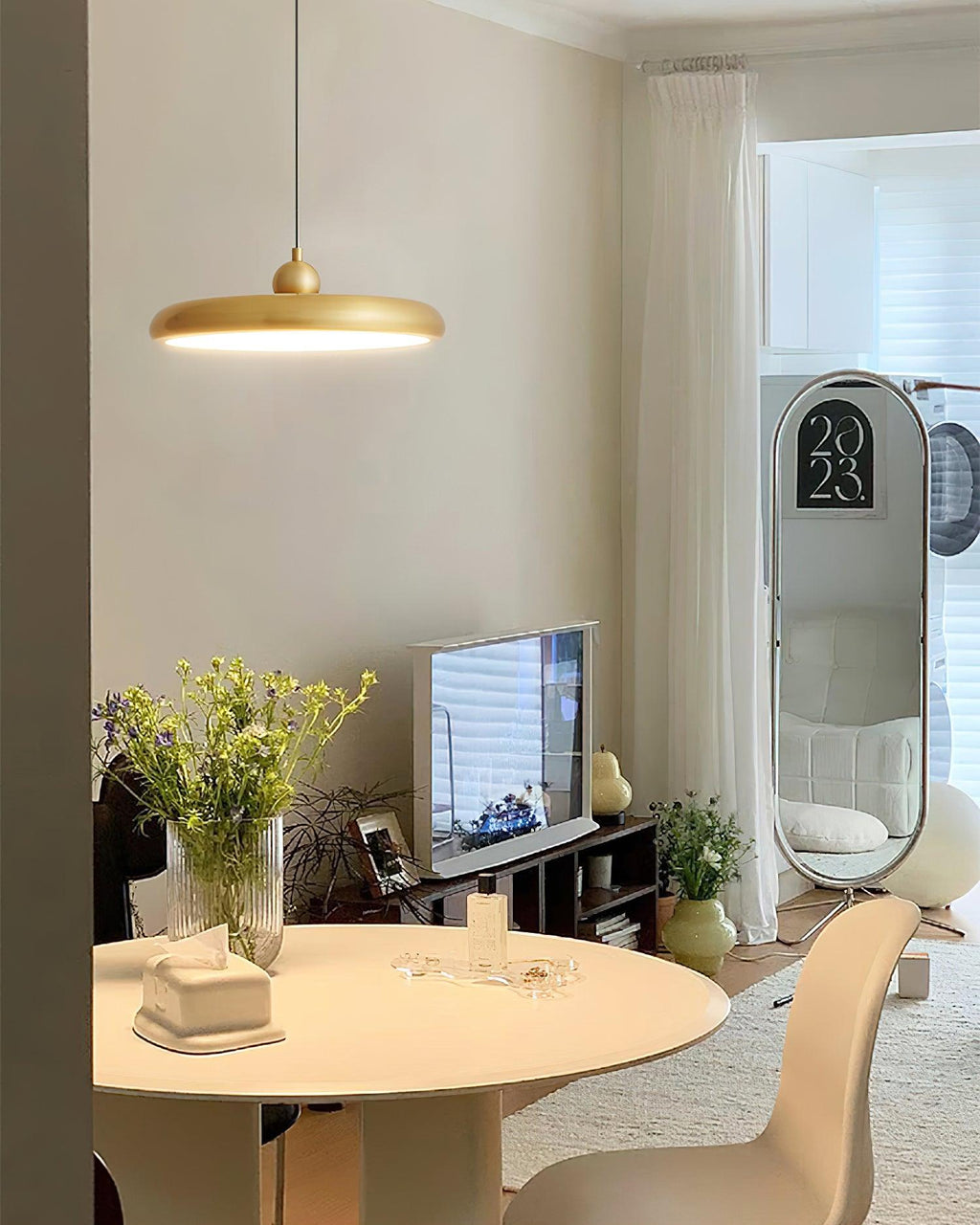 Avelice Brass Glam Pendant Lamp