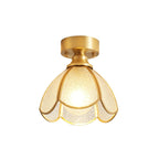 Solara Ceiling Light Vintage Floral Stainedglass