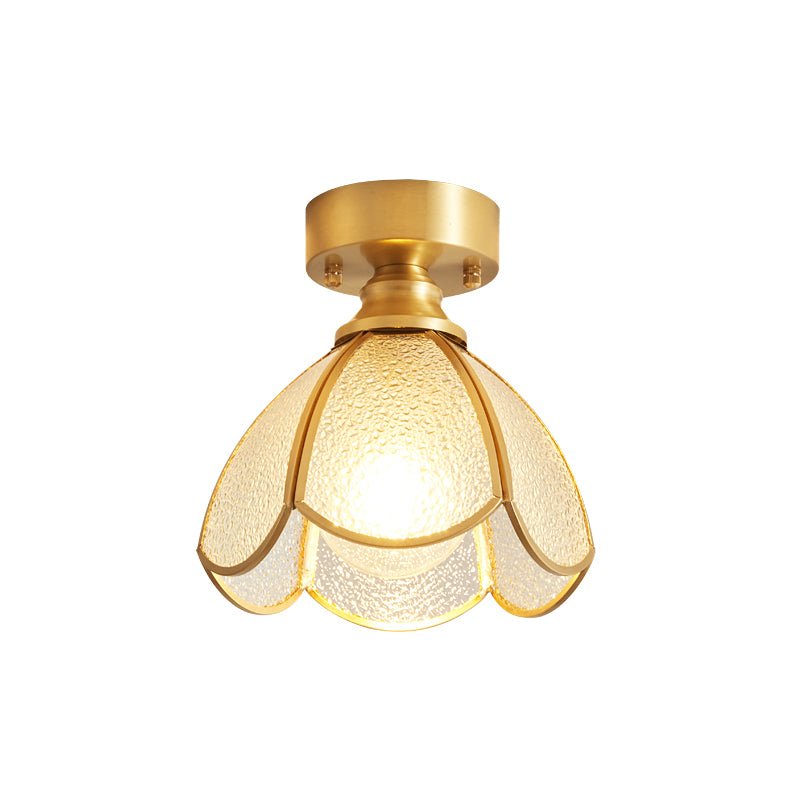 Solara Ceiling Light Vintage Floral Stainedglass