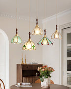 Floraner Brass & Glass Pendant Lamp