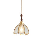Floraner Brass & Glass Pendant Lamp