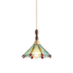 Floraner Brass & Glass Pendant Lamp