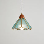 Florace Wood & Glass Vintage Pendant Lamp