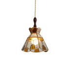 Florace Wood & Glass Vintage Pendant Lamp