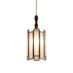 Florace Wood & Glass Vintage Pendant Lamp