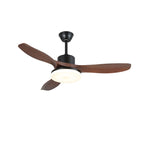 Darian Minimalist Wood Ceiling Fan Light