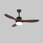 Darian Minimalist Wood Ceiling Fan Light