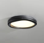 Artalis Walnut Wood Flush Mount
