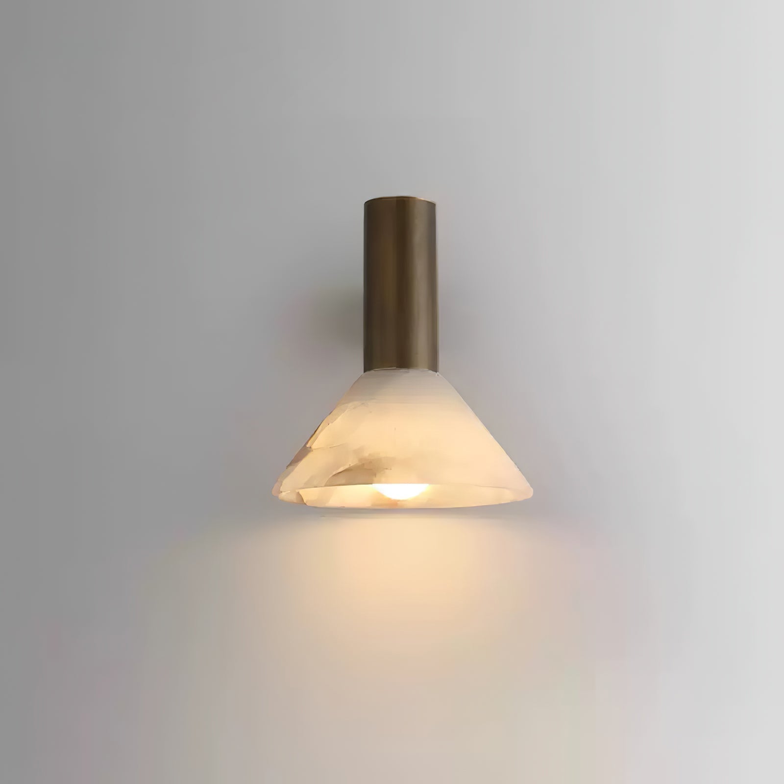 Eurnoria Cone Alabaster Wall Light