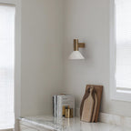 Eurnoria Cone Alabaster Wall Light