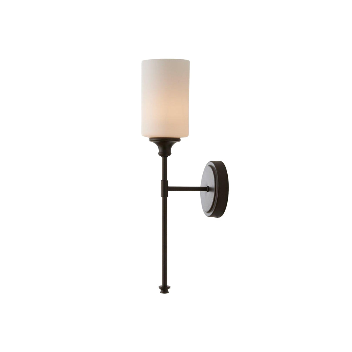 Tracie Vintage Industrial Brass Glass Wall Lamp