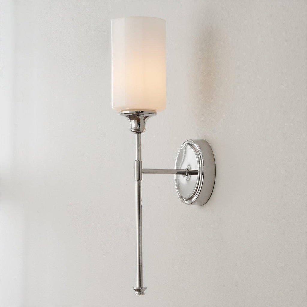 Tracie Vintage Industrial Brass Glass Wall Lamp
