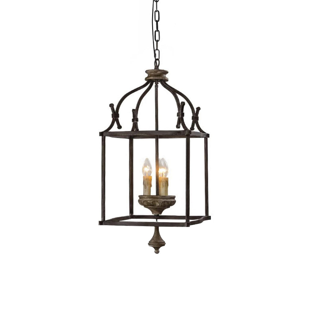 Alirora Traditional Birdcage Hand-carved wooden Chandelier