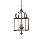Alirora Traditional Birdcage Hand-carved wooden Chandelier