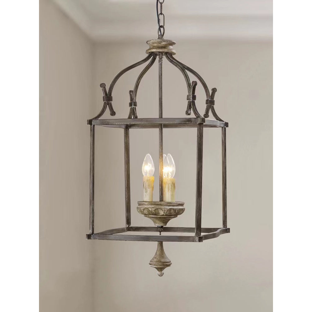 Alirora Traditional Birdcage Hand-carved wooden Chandelier