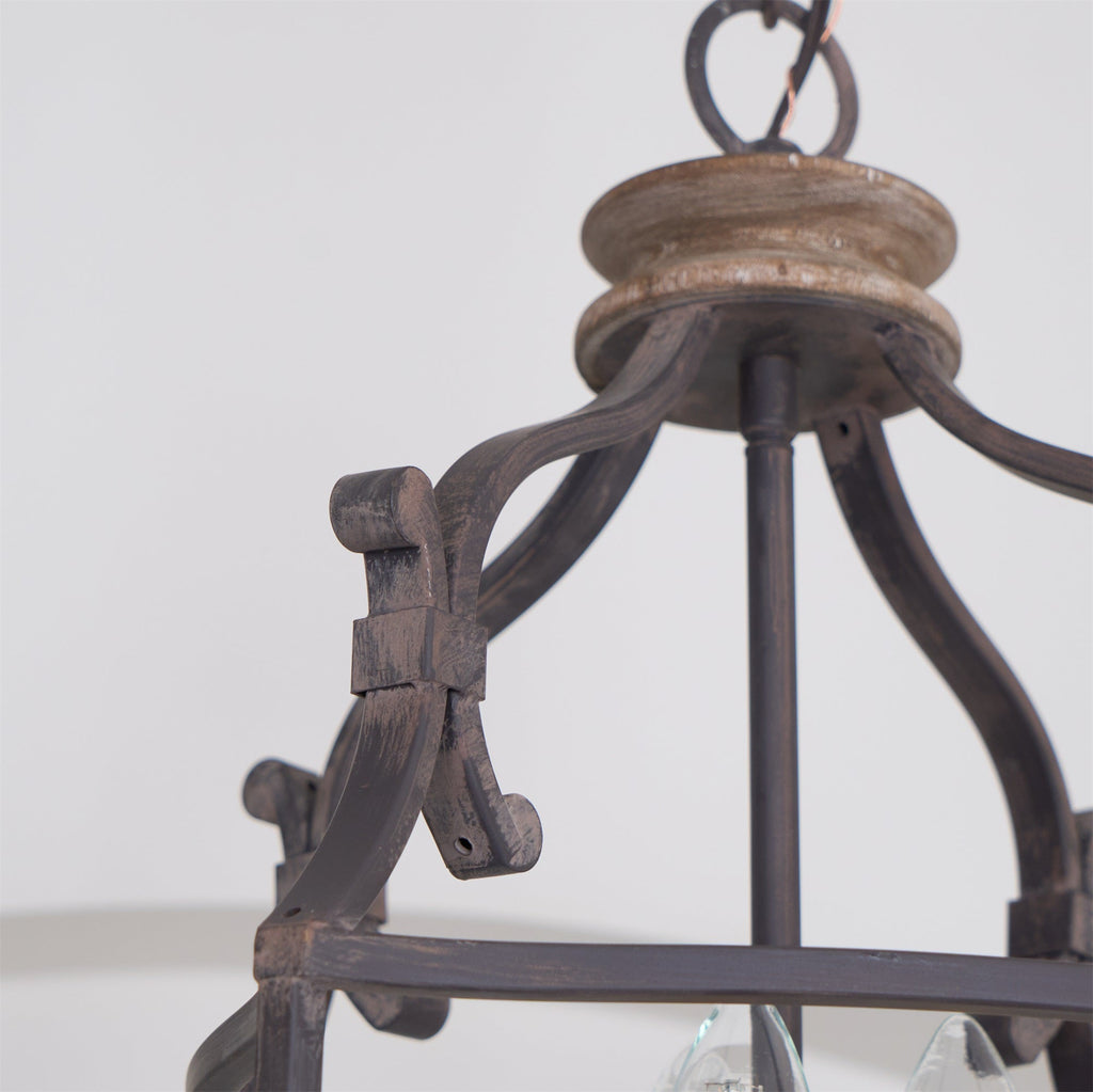 Alirora Traditional Birdcage Hand-carved wooden Chandelier