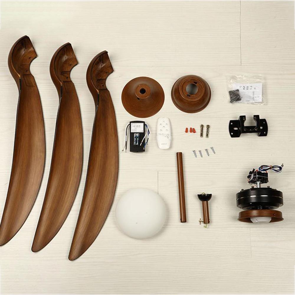 Zatheora Natural Traditional Ceiling Fan Light
