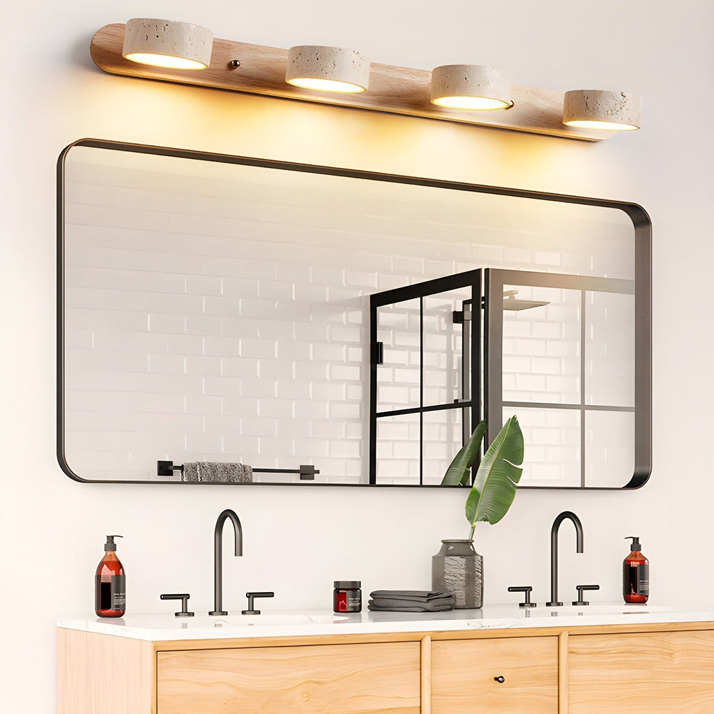 Voloreth Minimalist Travertine Wall Light - image 13