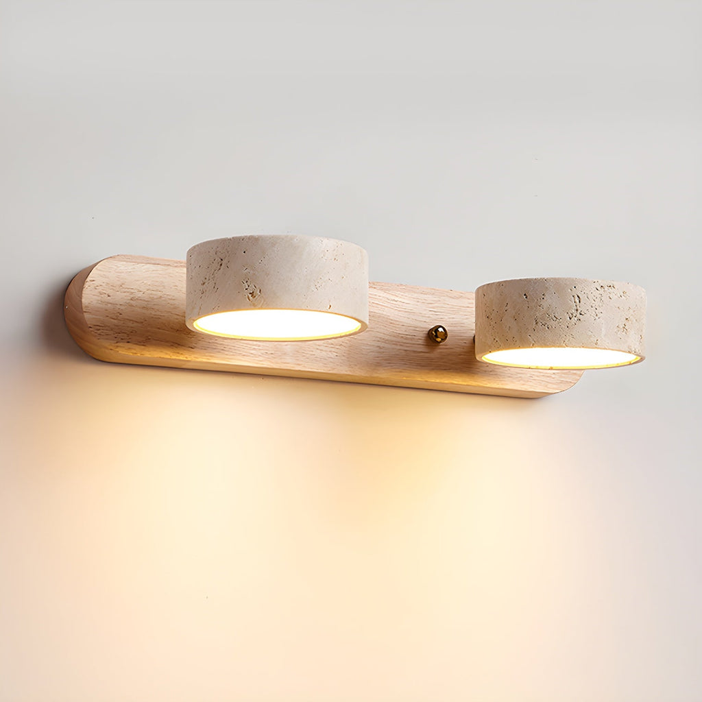 Voloreth Minimalist Travertine Wall Light - image 16